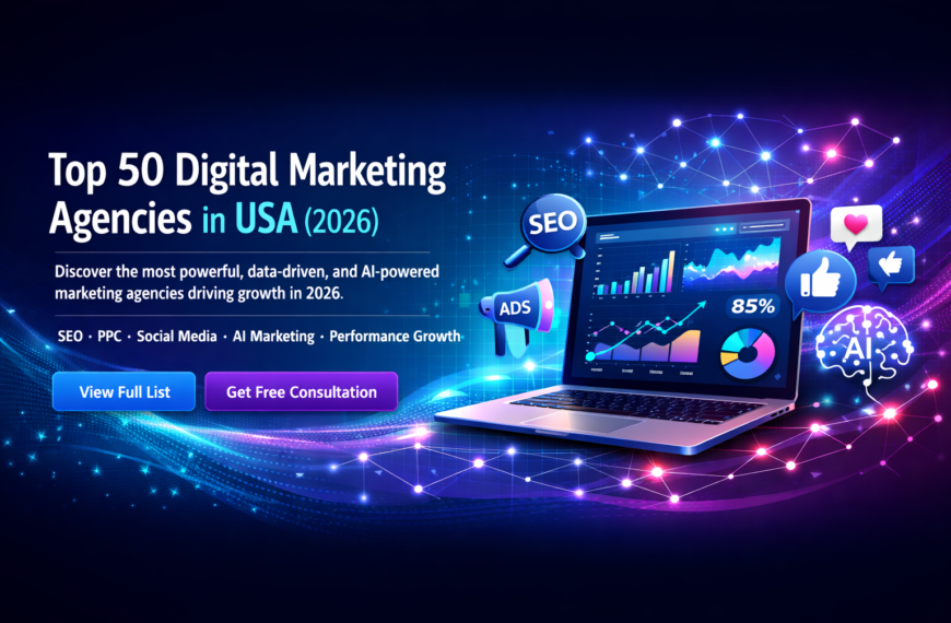 Top 50 Digital Marketing Agencies in USA (2026) – Best SEO, PPC & Social Media Companies